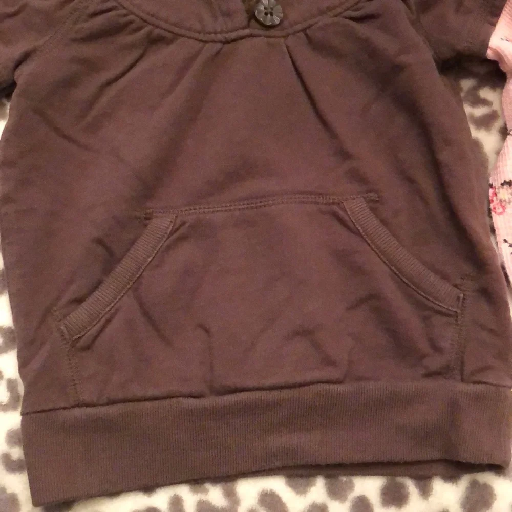 Old Navy Brown Hooded Top Size 18-24 months